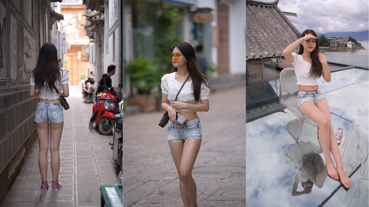 魂魂旅拍作品 第一篇：热裤女孩